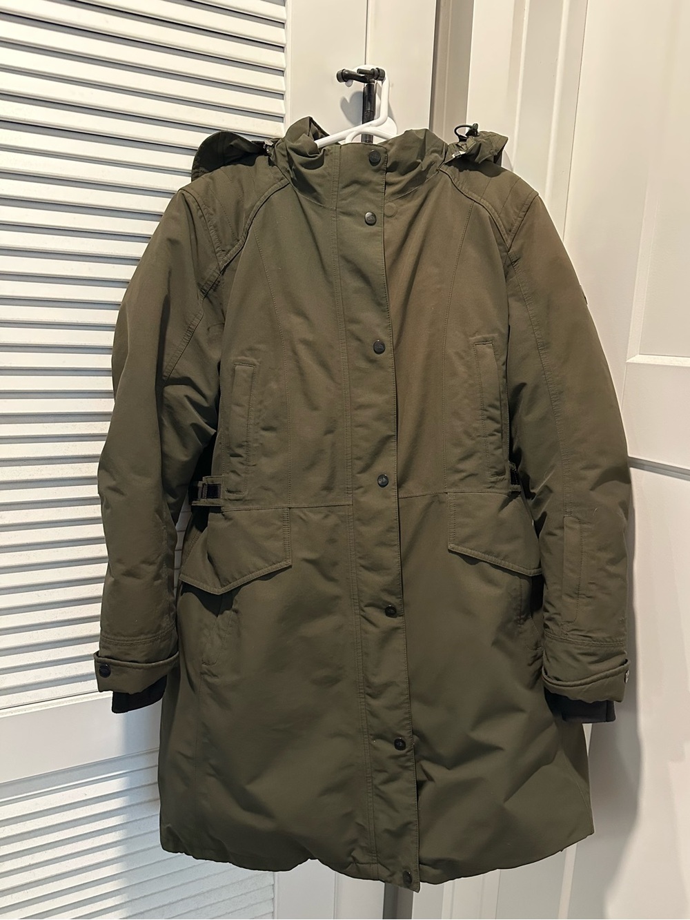 North Face Parka Olive Green